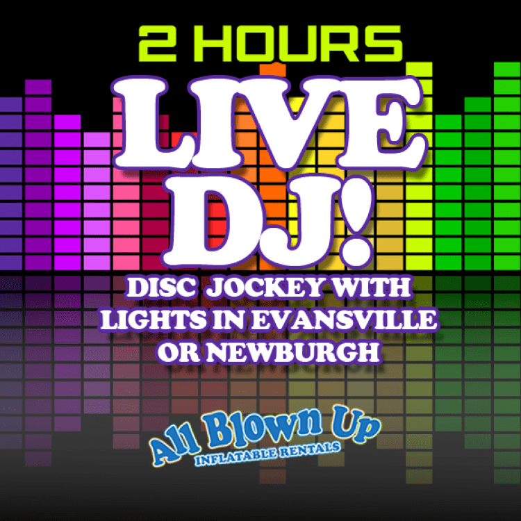 2 Hour DJ Service with Lights Evansville / Newburgh