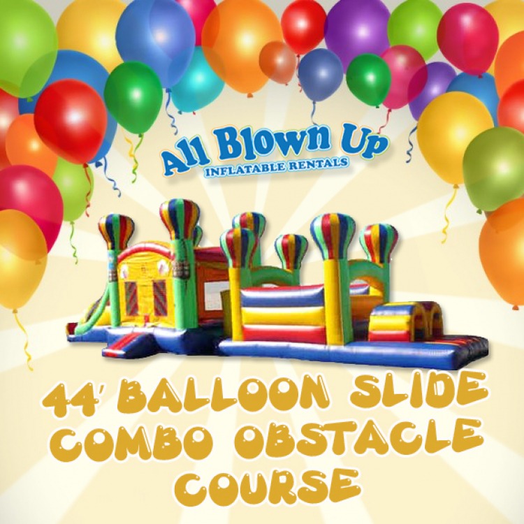 44' Balloon Slide Combo Obstacle Course