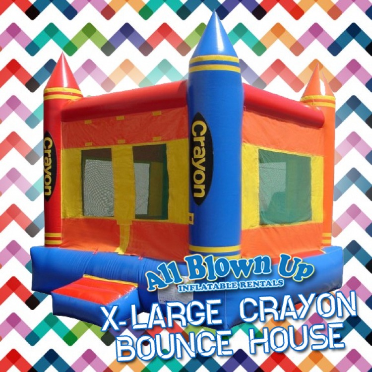 X-Large Crayon Bounce House