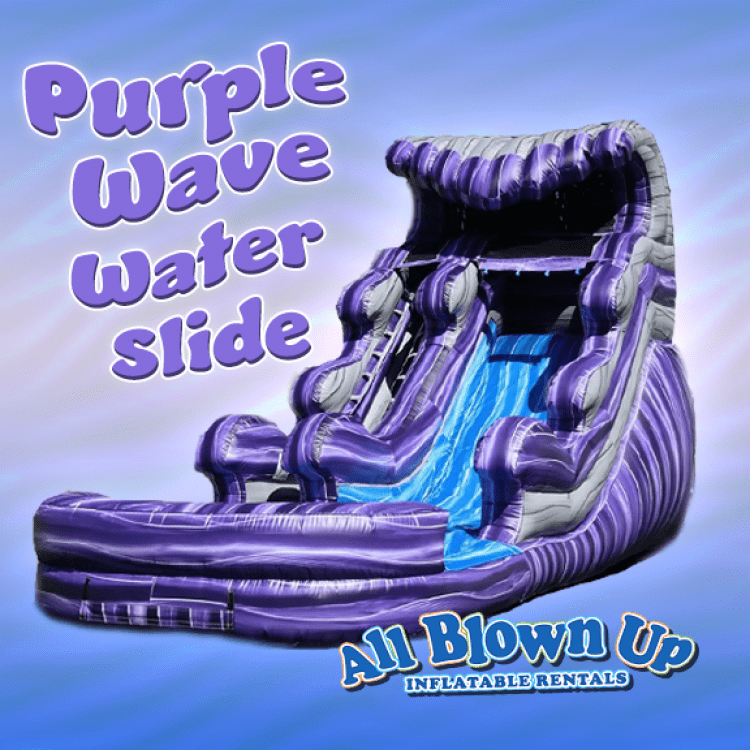Purple Wave Water Slide