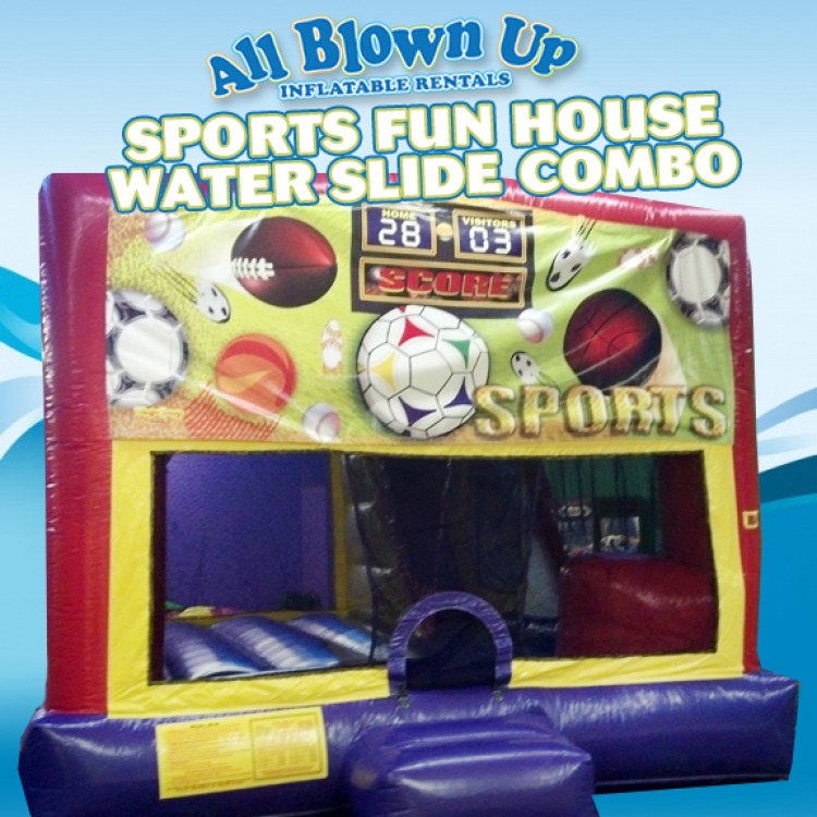 Sports Fun House Water Slide Combo