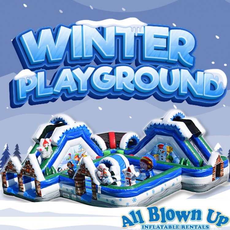 Winter Playground Obstacle Course