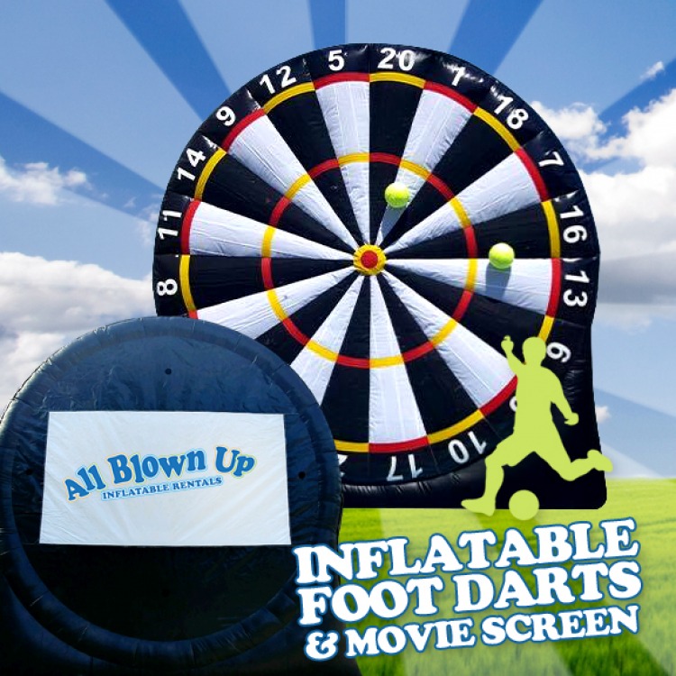 Inflatable Foot Darts & Movie Screen