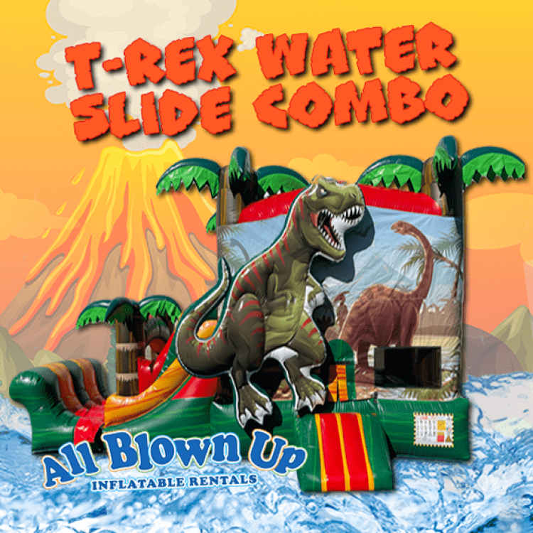 T-Rex Water Slide Combo