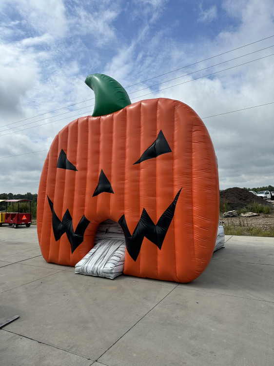 Jack-O-Latern Themed Bounce House Jack-O-Latern Themed Bounce House