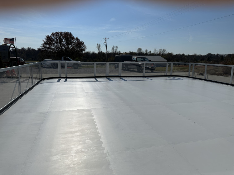 36'x40' Portable Ice Rink with Dasher Boards