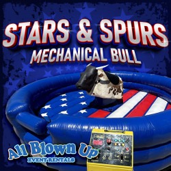 Stars and Spurs Mechanical Bull