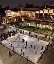 36'x40' Portable Ice Rink with Fencing