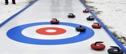 Synthetic Ice Curling