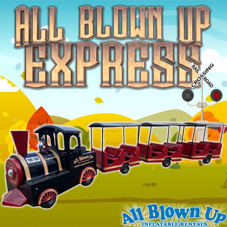 Trackless Train Rental | All Blown Up Inflatables