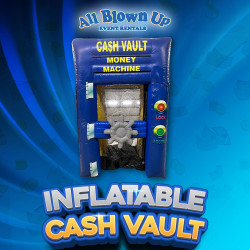 Blue Inflatable Cash Vault