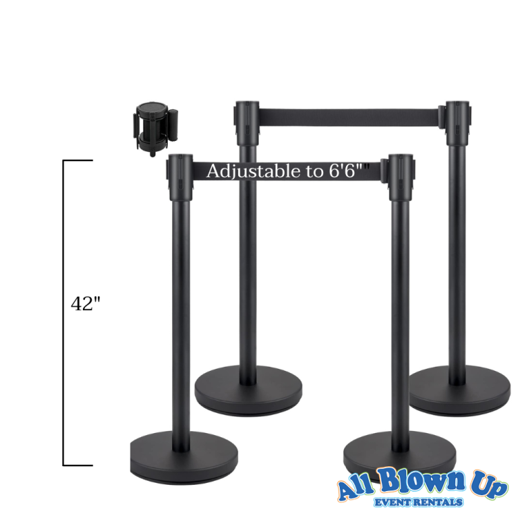 Retractable Stanchion Crowd Control Posts