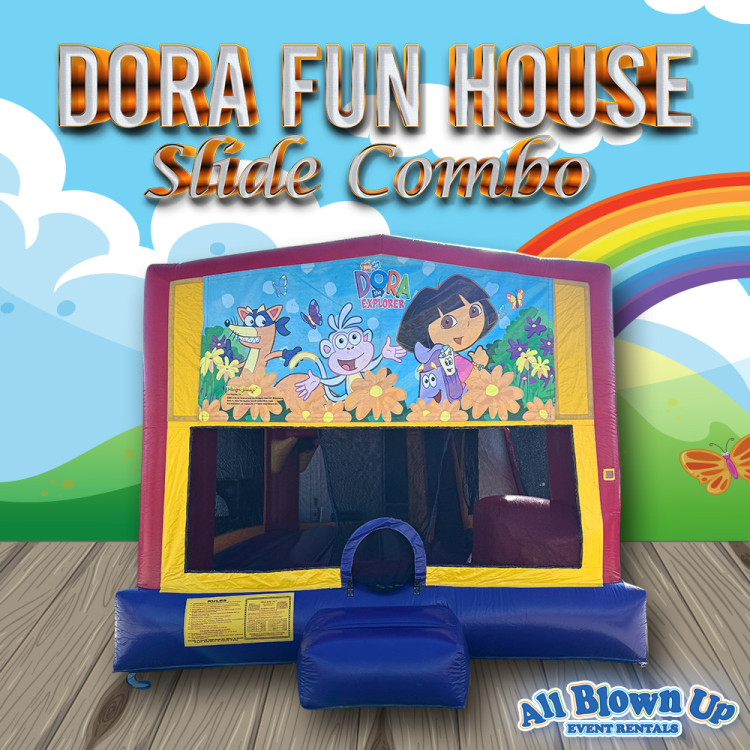 Dora Fun House Slide Combo