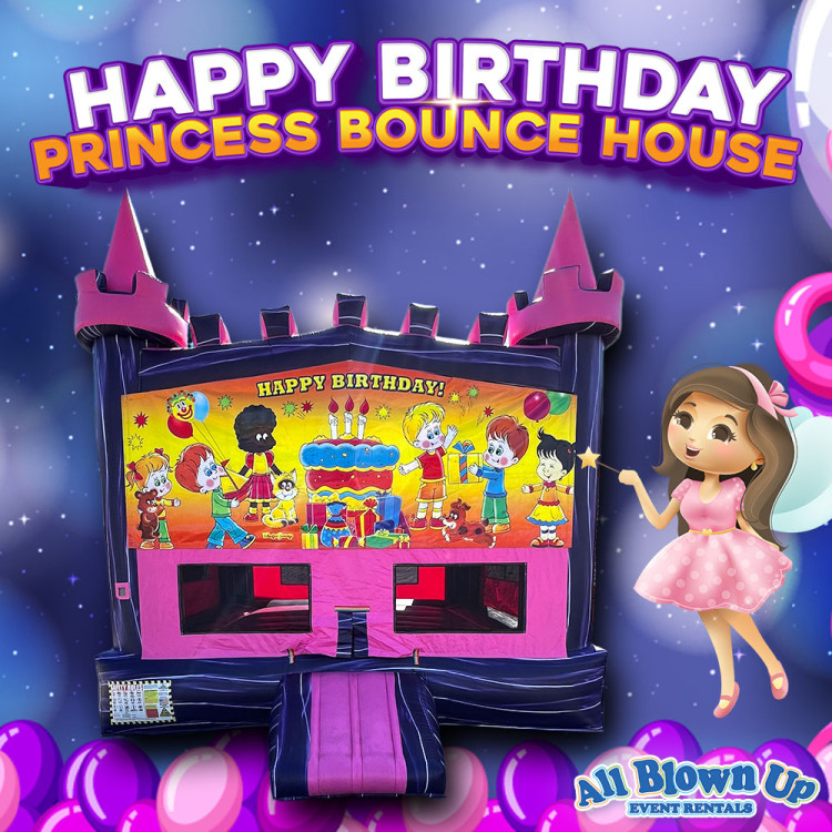 Happy Birthday Princess Bounce House