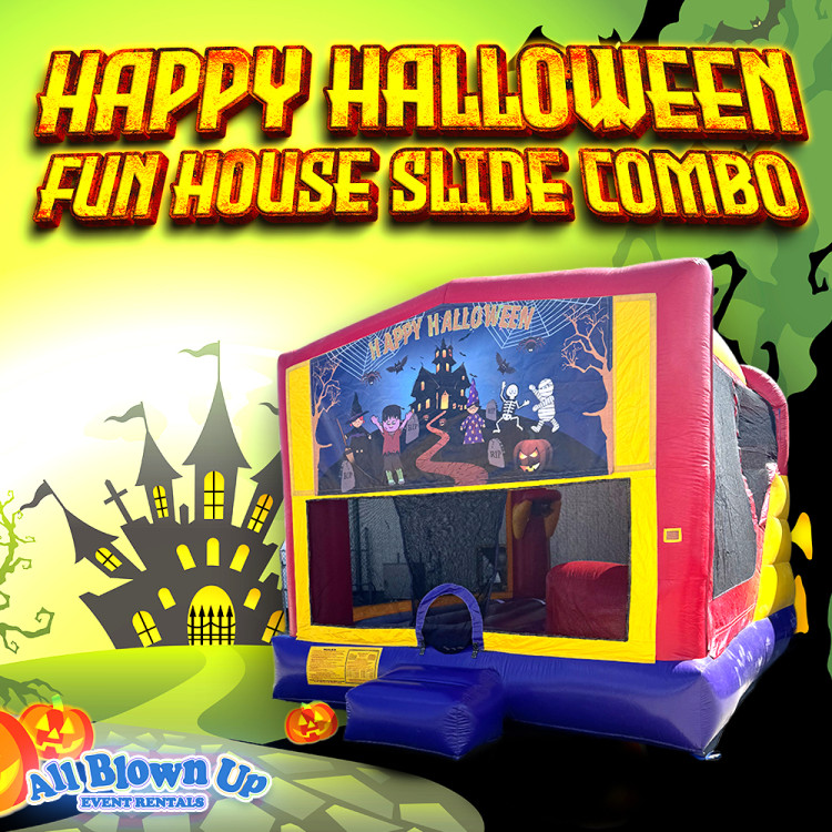 Halloween Fun House Slide Combo