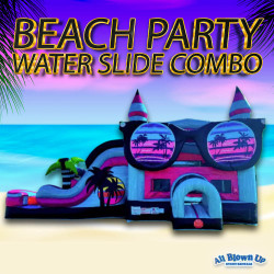 Beach Party Water Slide Combo