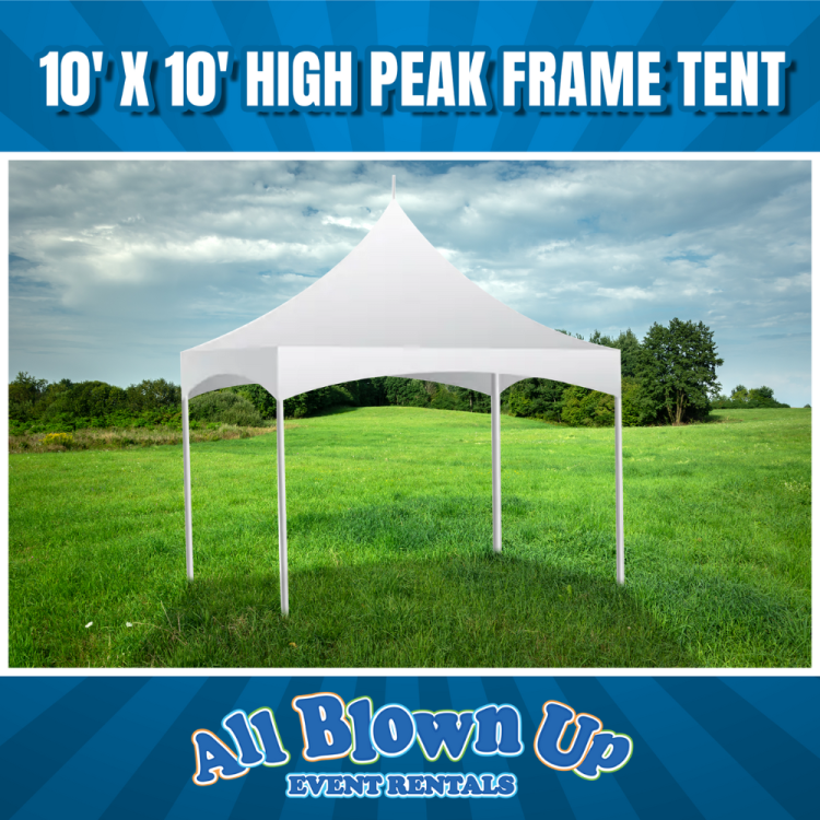 10' x 10' High Peak Frame Tent