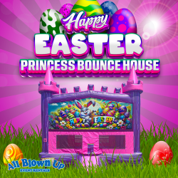 Happy Easter Princess Bounce House