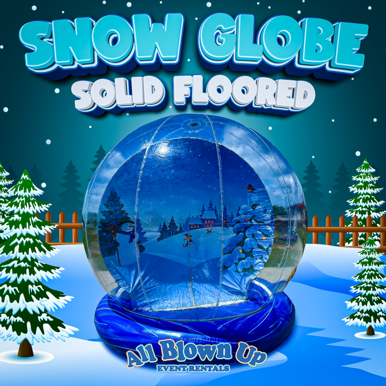 Solid Floored Inflatable Snow Globe
