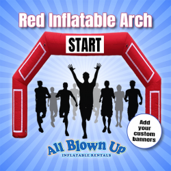 Red Inflatable Arch